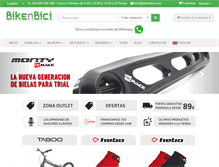 Tablet Screenshot of bikenbici.com